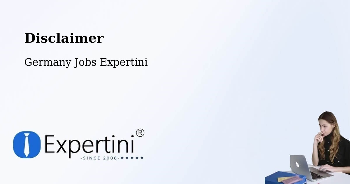 Disclaimer – Mainaschaff - Germany Jobs Expertini